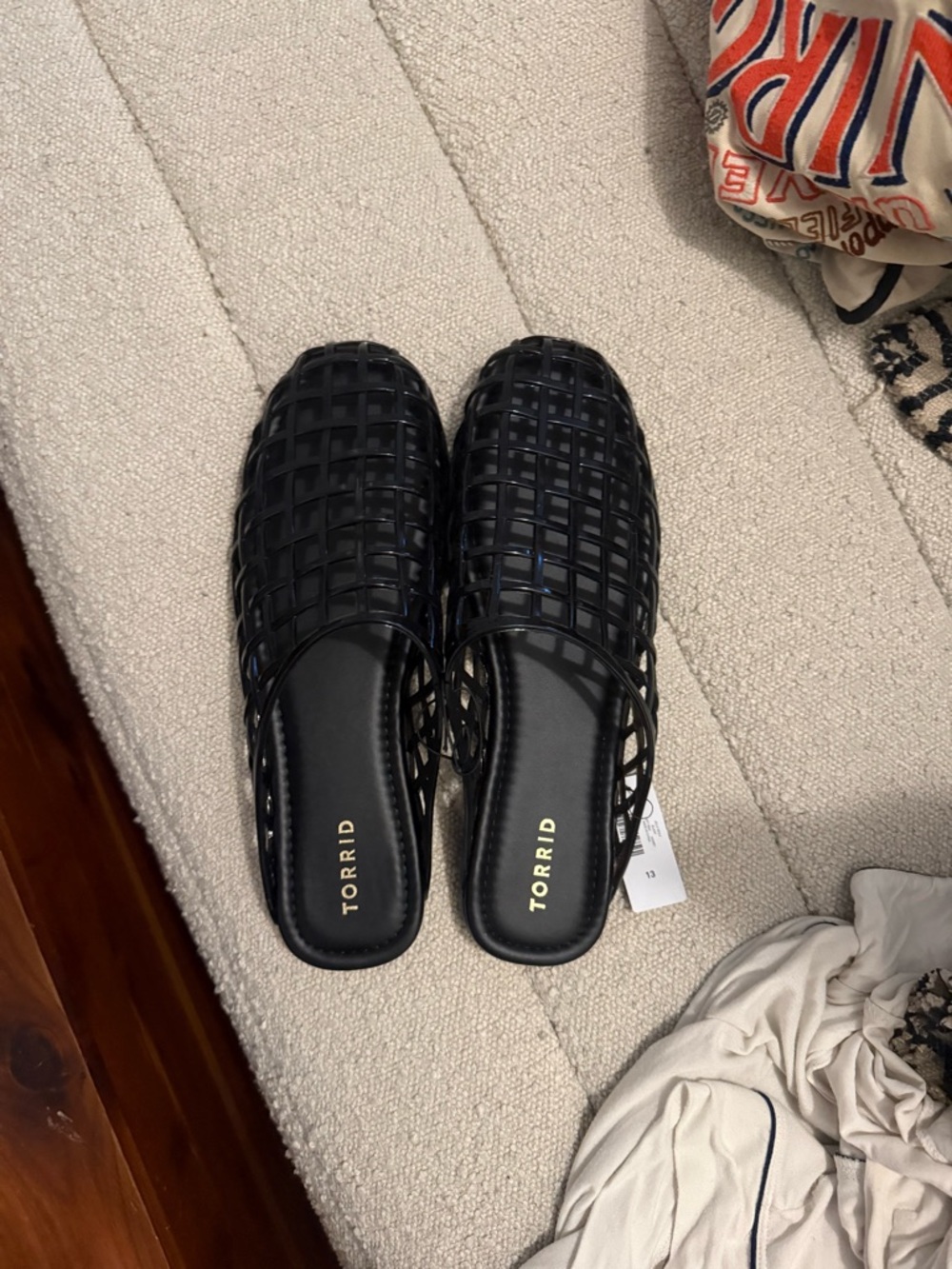 Torrid Black Jelly Mule